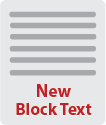 New Text block